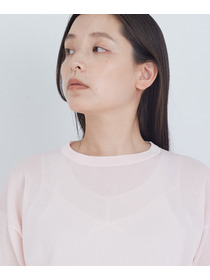 【ADIEU TRISTESSE】ペーパーポリエステルライン入りニット 詳細画像 ネイビー 19