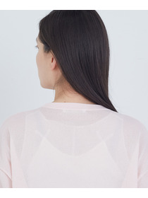 【ADIEU TRISTESSE】ペーパーポリエステルライン入りニット 詳細画像 ネイビー 20