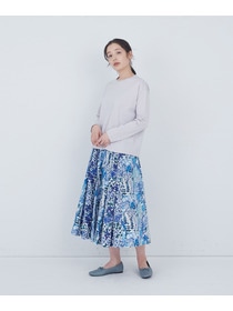 【ADIEU TRISTESSE】刺繍入りロングスリーブＴシャツ 詳細画像 グレー 13