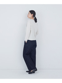 【ADIEU TRISTESSE】刺繍入りロングスリーブＴシャツ 詳細画像 グレー 2