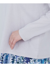 【ADIEU TRISTESSE】刺繍入りロングスリーブＴシャツ 詳細画像 グレー 23