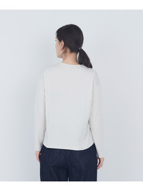 【ADIEU TRISTESSE】刺繍入りロングスリーブＴシャツ 詳細画像 グレー 6