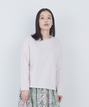 【ADIEU TRISTESSE】刺繍入りロングスリーブＴシャツ 詳細画像 ピンク 1