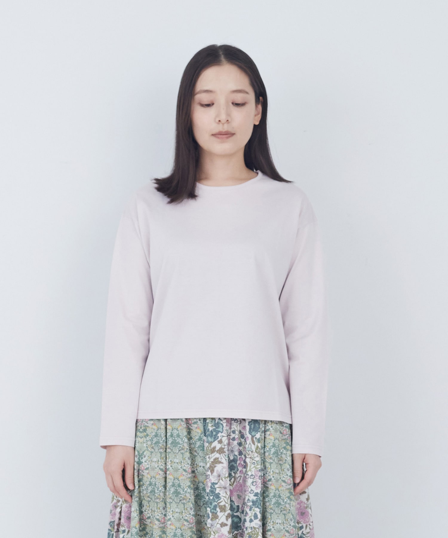 【ADIEU TRISTESSE】刺繍入りロングスリーブＴシャツ 詳細画像 グレー 10