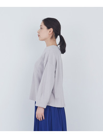 【ADIEU TRISTESSE】ミニ裏毛プルオーバー 詳細画像 グレー 5