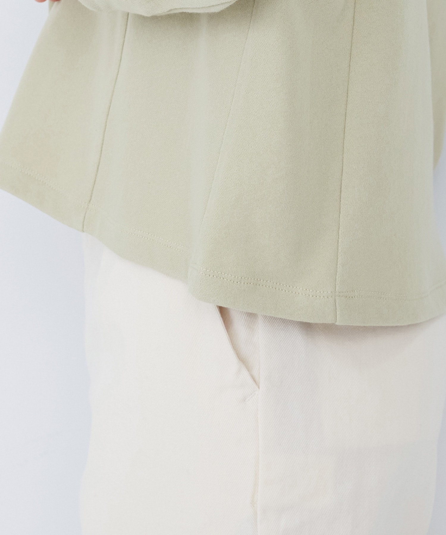 【ADIEU TRISTESSE】ミニ裏毛プルオーバー 詳細画像 グレー 14