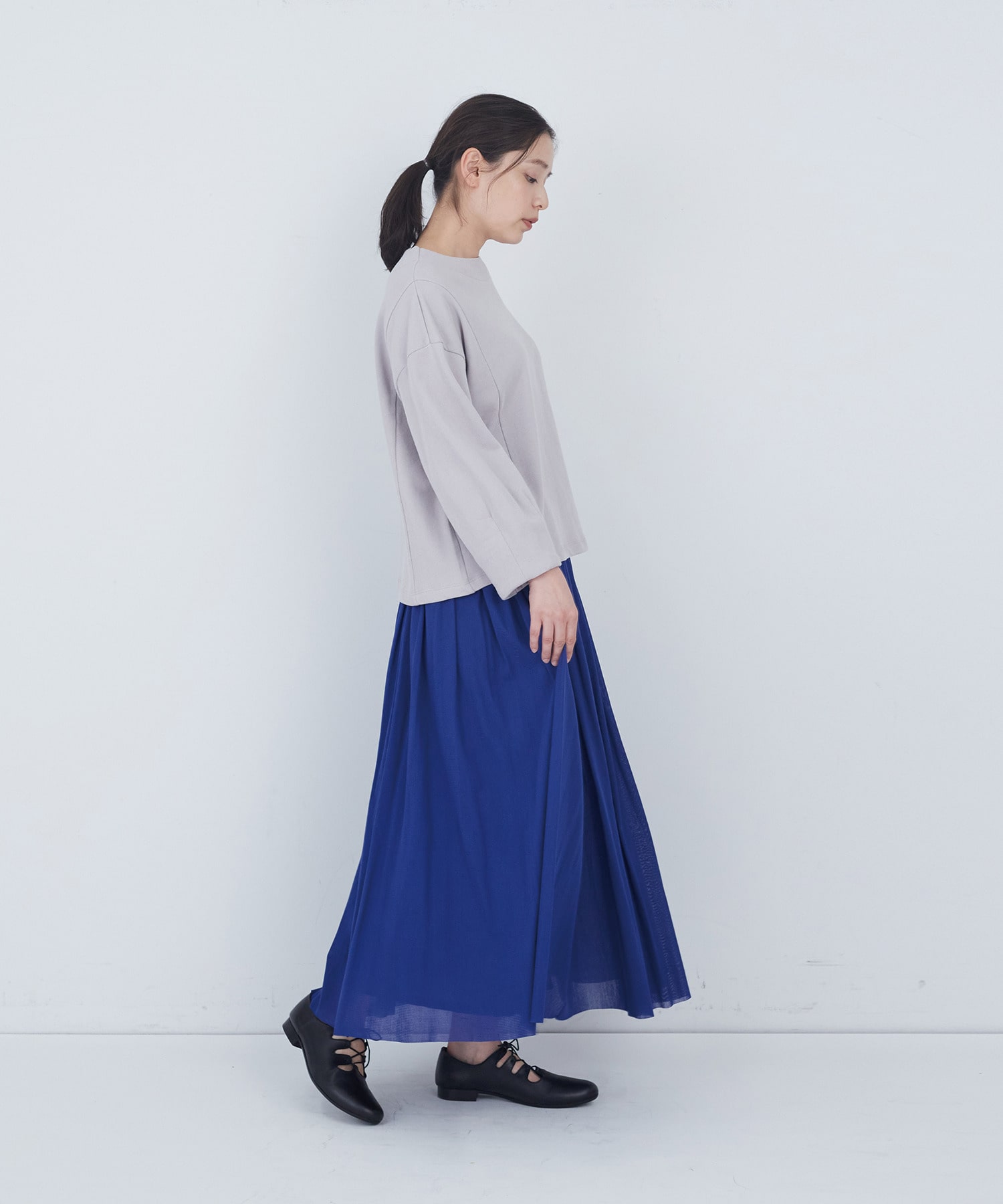 【ADIEU TRISTESSE】ミニ裏毛プルオーバー 詳細画像 グレー 2