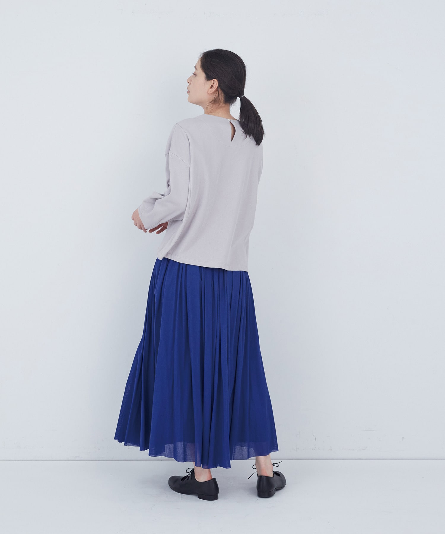 【ADIEU TRISTESSE】ミニ裏毛プルオーバー 詳細画像 グレー 3