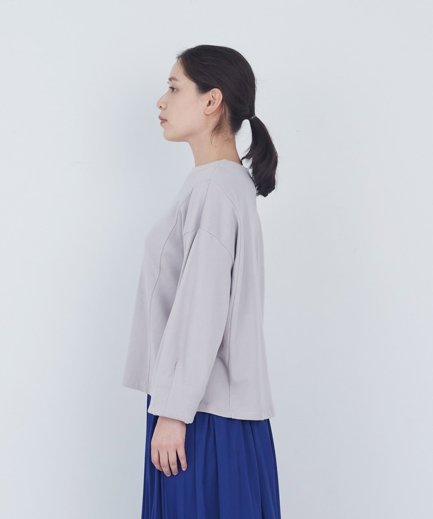 【ADIEU TRISTESSE】ミニ裏毛プルオーバー 詳細画像 グレー 5