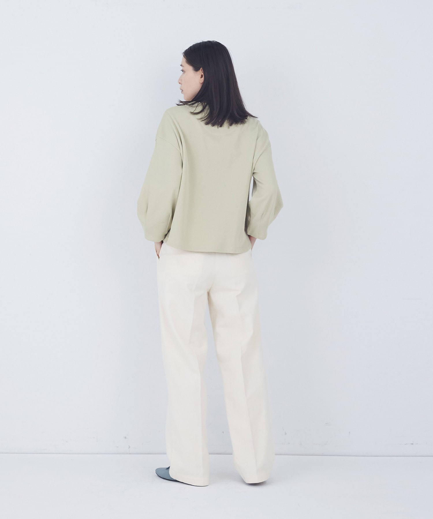 【ADIEU TRISTESSE】ミニ裏毛プルオーバー 詳細画像 グレー 8