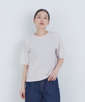 【ADIEU TRISTESSE】40/-SZ天竺Ｔシャツ 詳細画像 グレイッシュベージュ 1