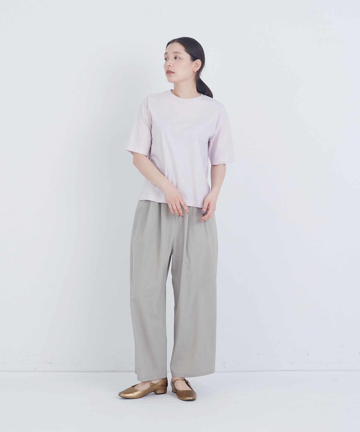 【ADIEU TRISTESSE】40/-SZ天竺Ｔシャツ 詳細画像 ブラック 1