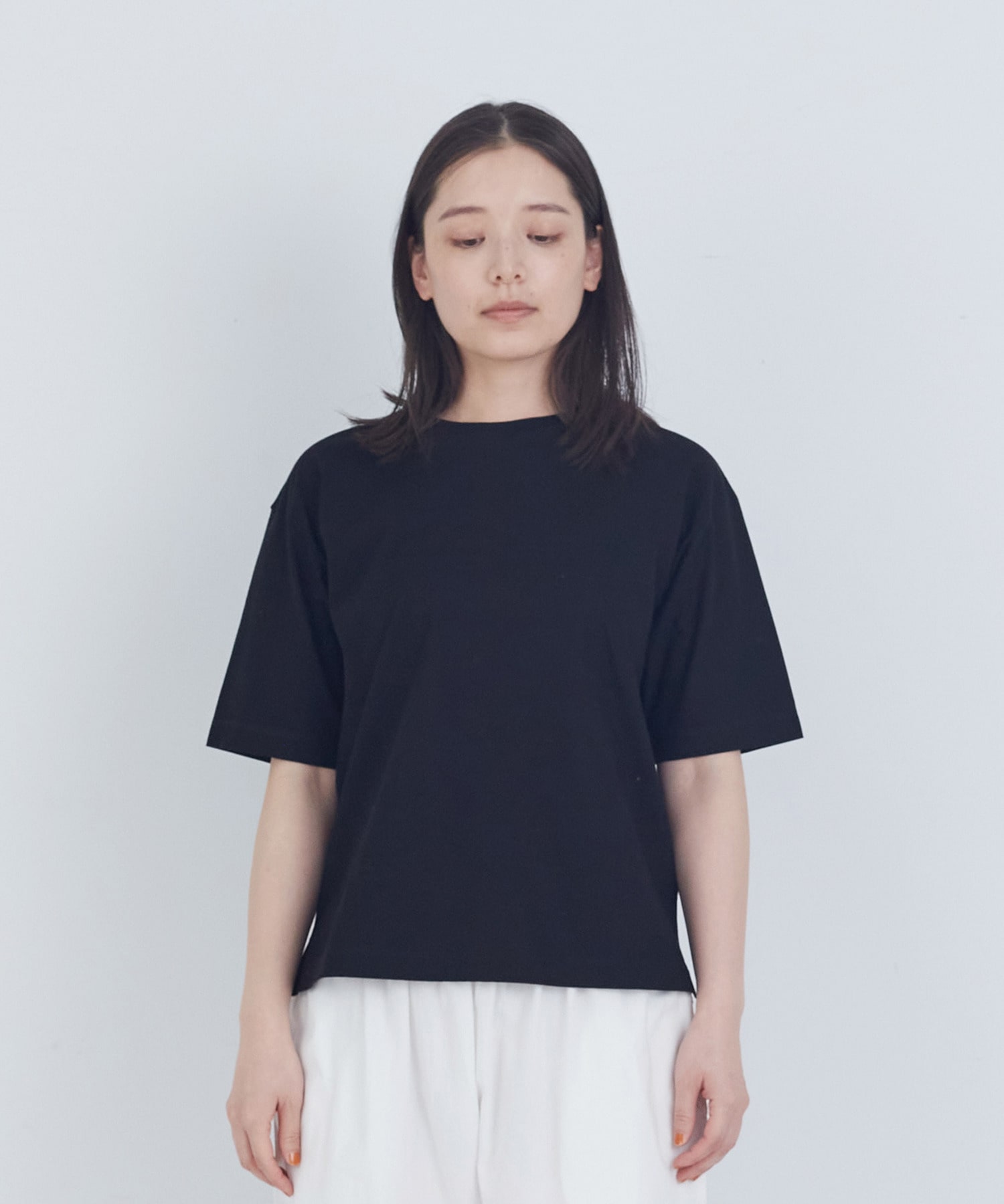 【ADIEU TRISTESSE】40/-SZ天竺Ｔシャツ 詳細画像 ブラック 17