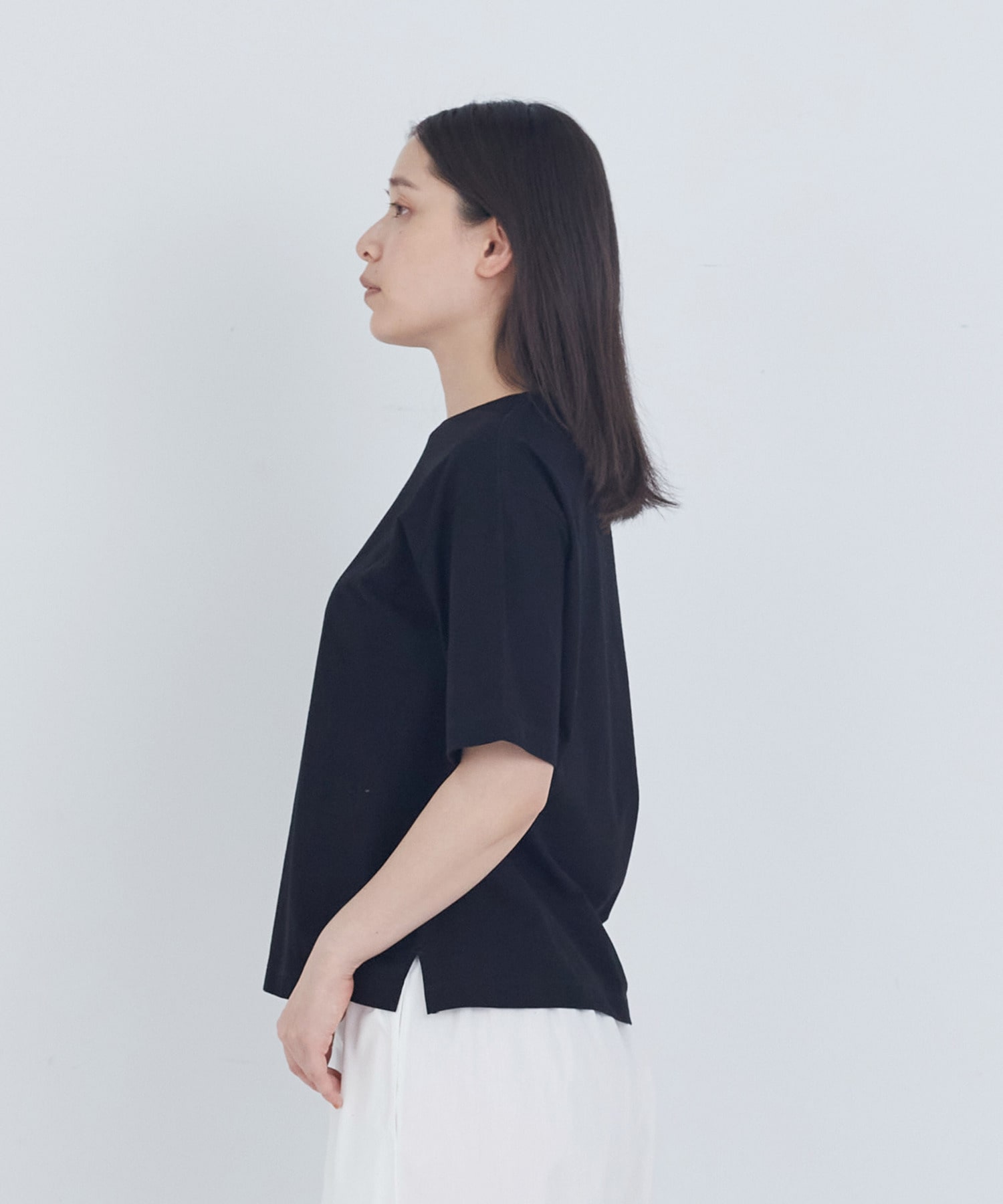 【ADIEU TRISTESSE】40/-SZ天竺Ｔシャツ 詳細画像 ブラック 18