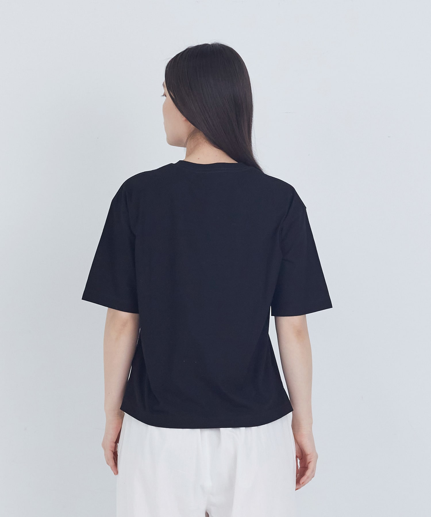 【ADIEU TRISTESSE】40/-SZ天竺Ｔシャツ 詳細画像 ブラック 19