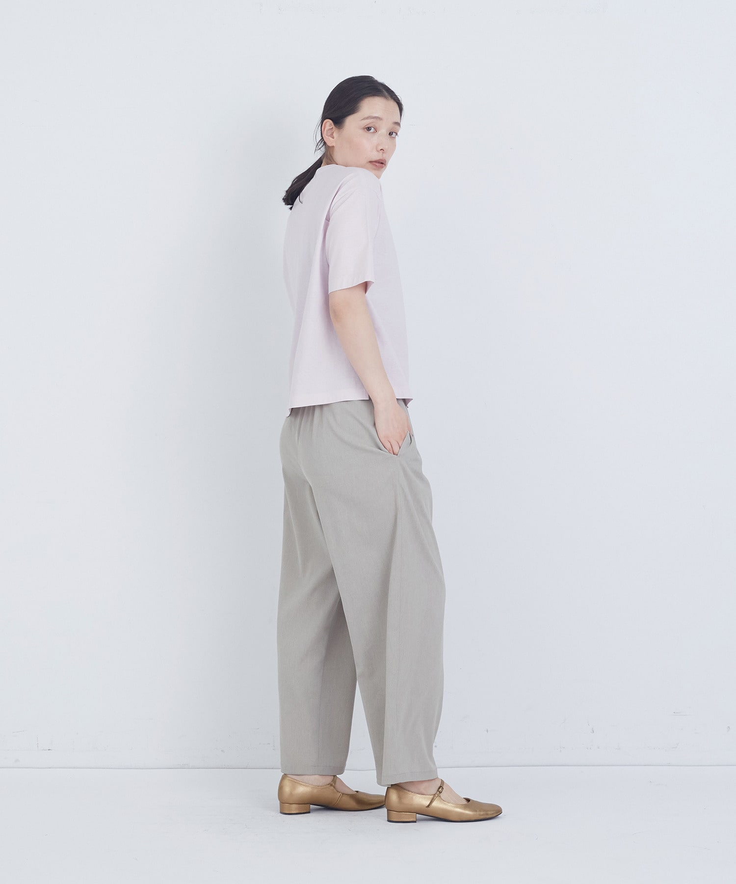 【ADIEU TRISTESSE】40/-SZ天竺Ｔシャツ 詳細画像 ブラック 2