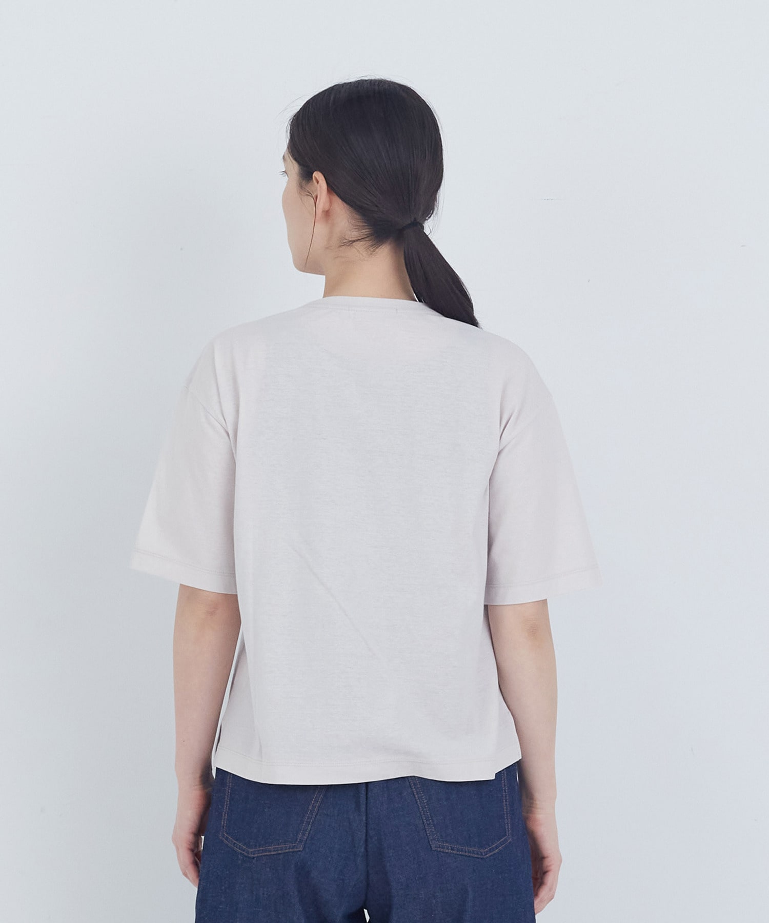 【ADIEU TRISTESSE】40/-SZ天竺Ｔシャツ 詳細画像 ブラック 25