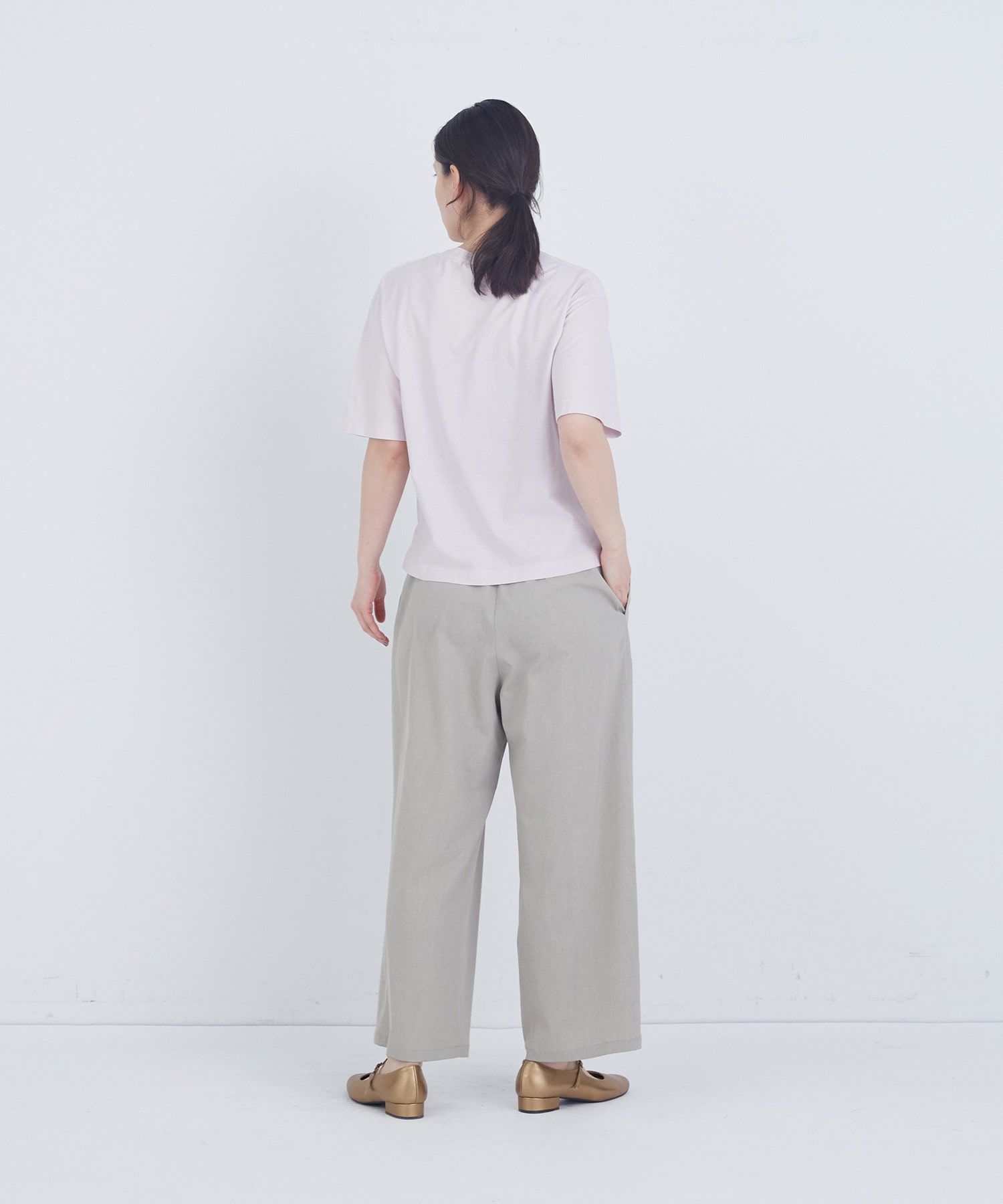 【ADIEU TRISTESSE】40/-SZ天竺Ｔシャツ 詳細画像 ブラック 3