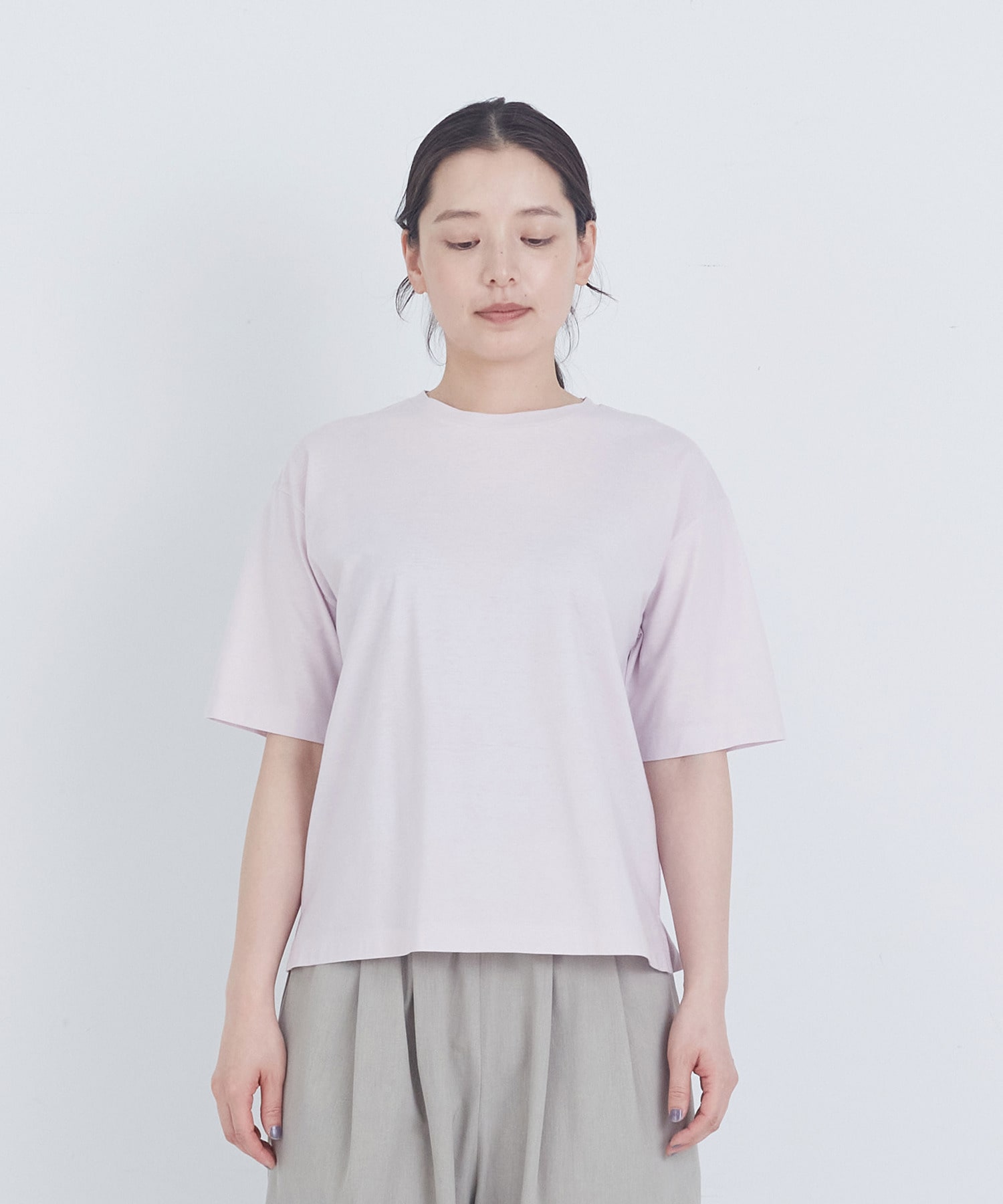 【ADIEU TRISTESSE】40/-SZ天竺Ｔシャツ 詳細画像 ブラック 4