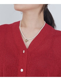 【ADIEU TRISTESSE】トリモチーフトップネックレス 詳細画像 ゴールド 2