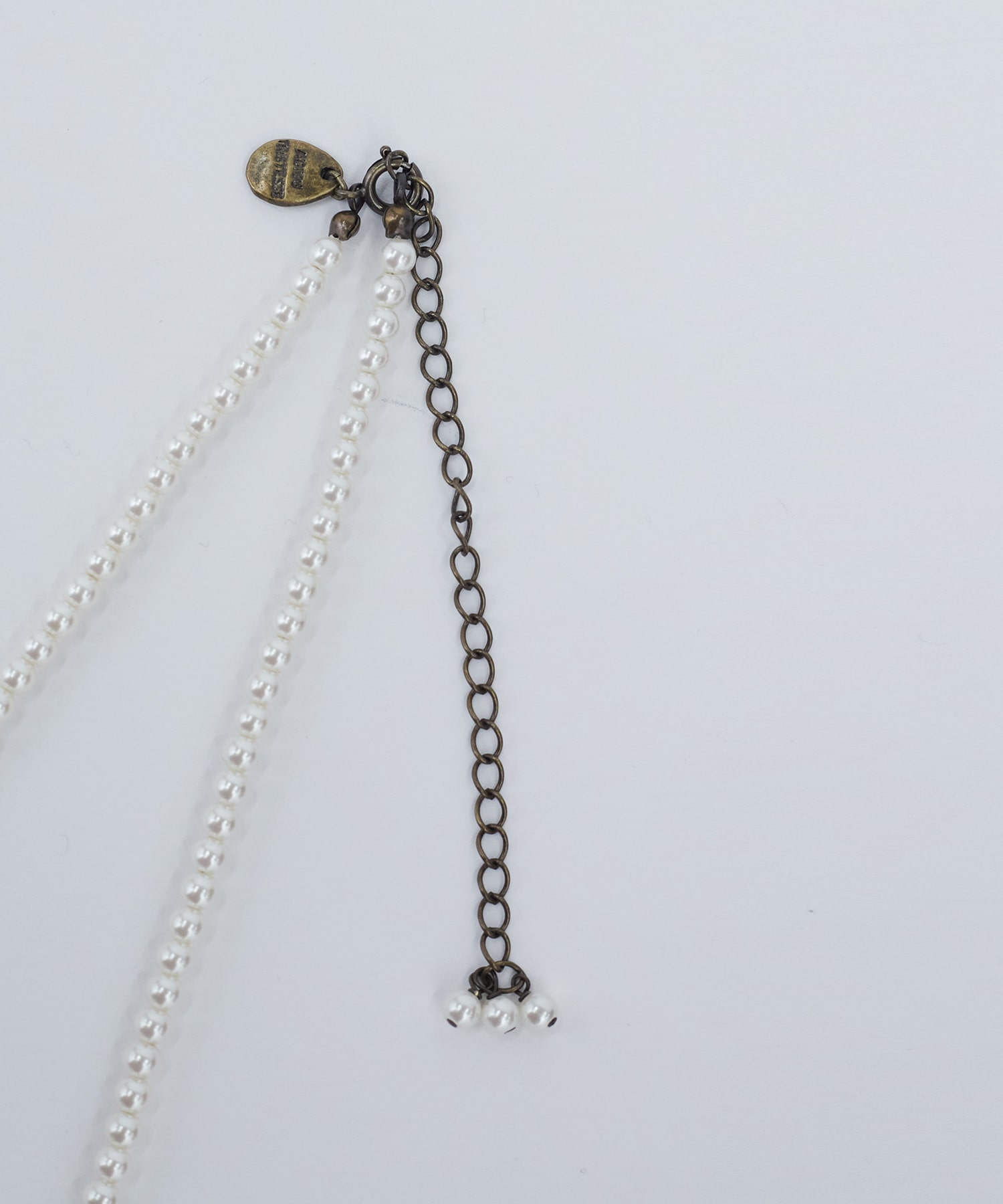 【ADIEU TRISTESSE】トリモチーフトップネックレス 詳細画像 ゴールド 4