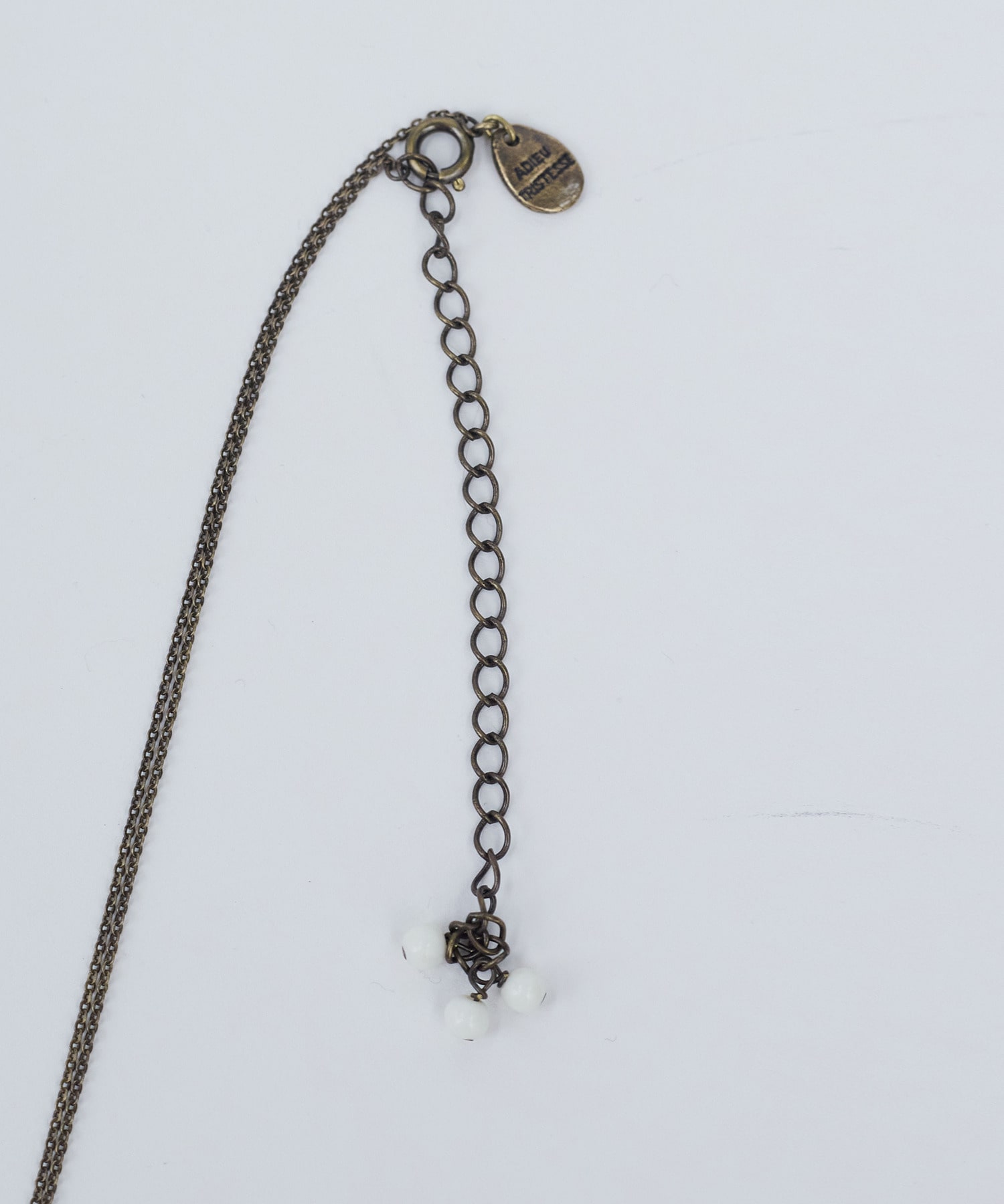 【ADIEU TRISTESSE】トリモチーフトップネックレス 詳細画像 ゴールド 6