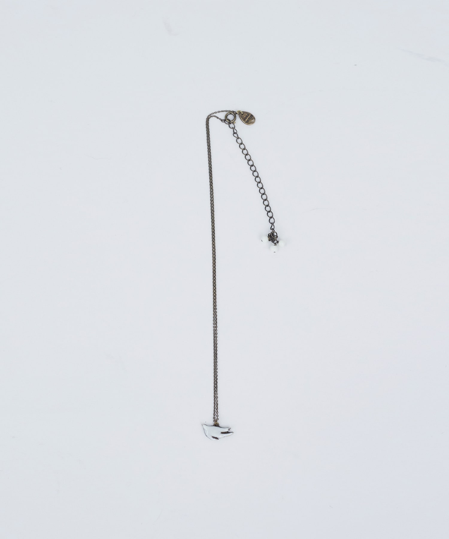 【ADIEU TRISTESSE】トリモチーフトップネックレス 詳細画像 ホワイト 1