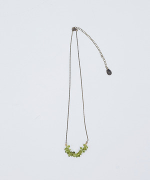 【ADIEU TRISTESSE】ドロップ型天然石ネックレス 詳細画像 グリーン 1