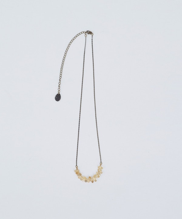 【ADIEU TRISTESSE】ドロップ型天然石ネックレス