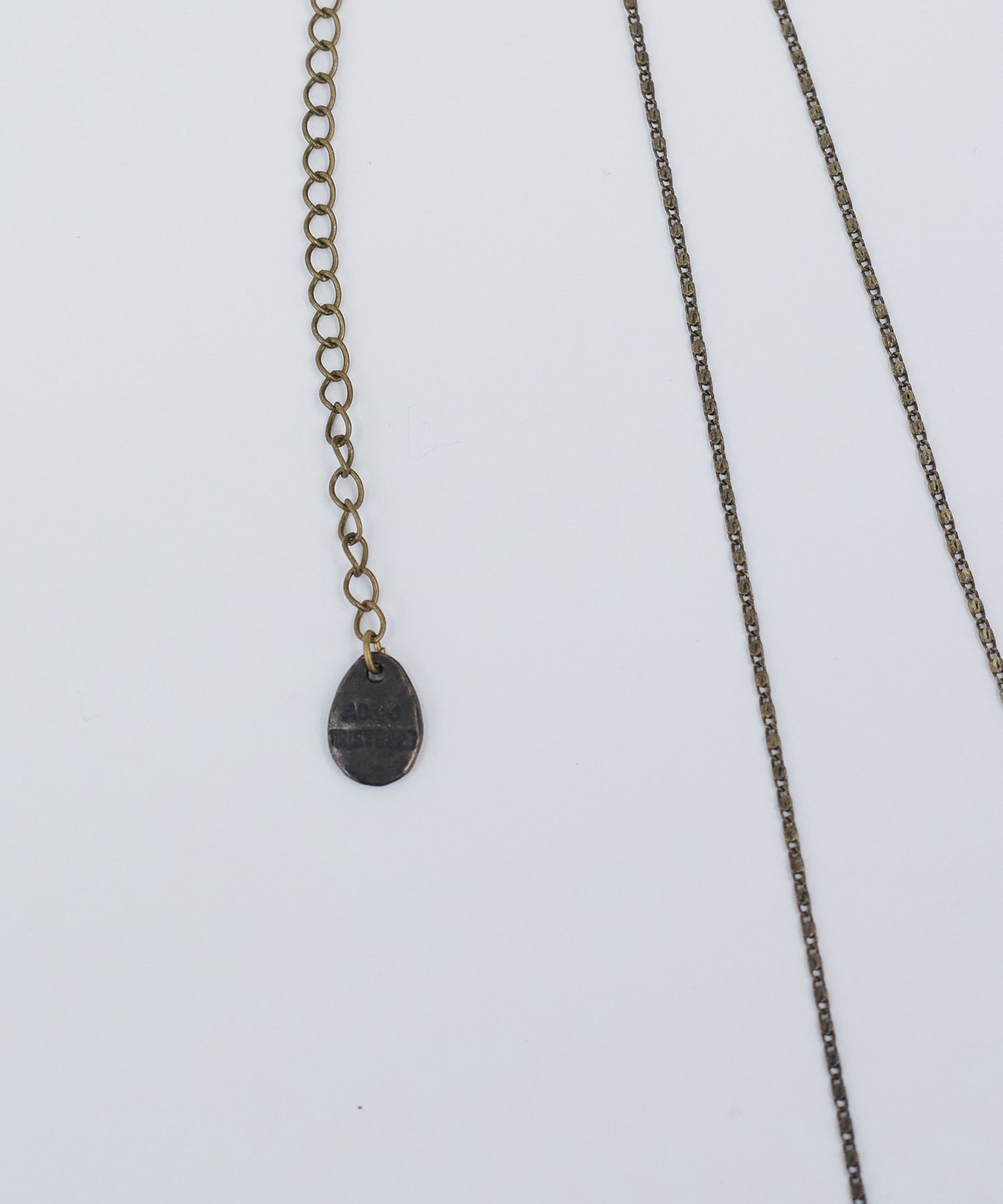 【ADIEU TRISTESSE】ドロップ型天然石ネックレス 詳細画像 グレー 9