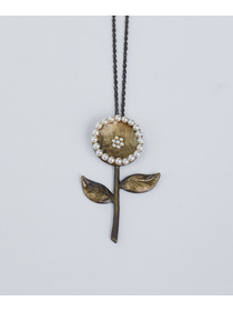 【ADIEU TRISTESSE】タンポポワントップネックレス 詳細画像 ゴールド 4