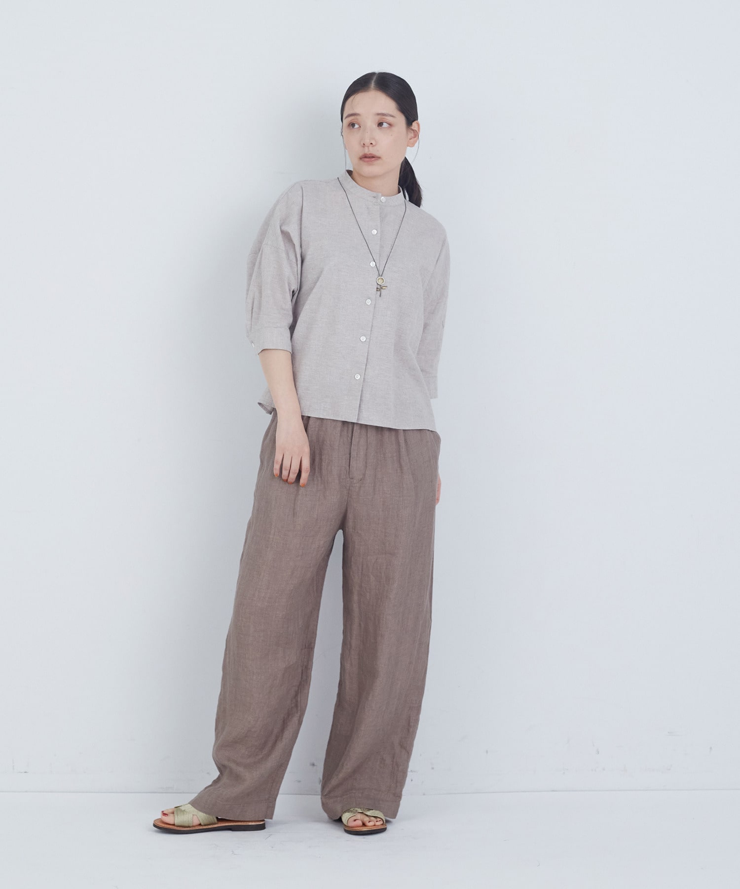 【ADIEU TRISTESSE】タンポポワントップネックレス 詳細画像 ゴールド 2