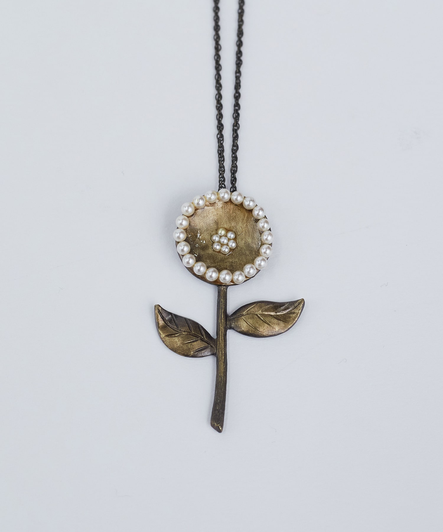 【ADIEU TRISTESSE】タンポポワントップネックレス 詳細画像 ゴールド 4