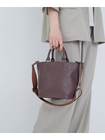 【ADIEU TRISTESSE】ボンネルショルダー付レザーバッグ 詳細画像 ブラック 3