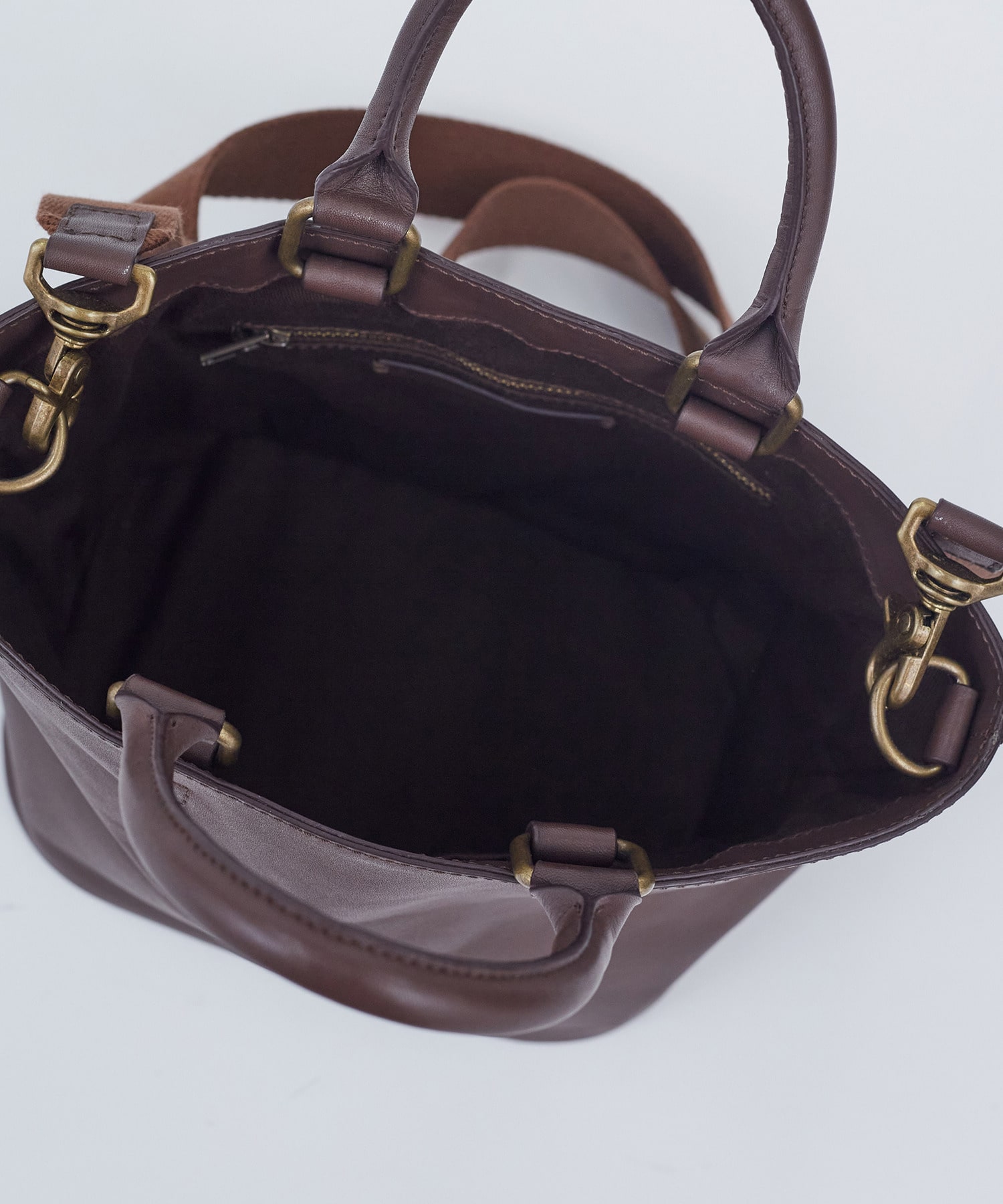 【ADIEU TRISTESSE】ボンネルショルダー付レザーバッグ 詳細画像 ブラック 10