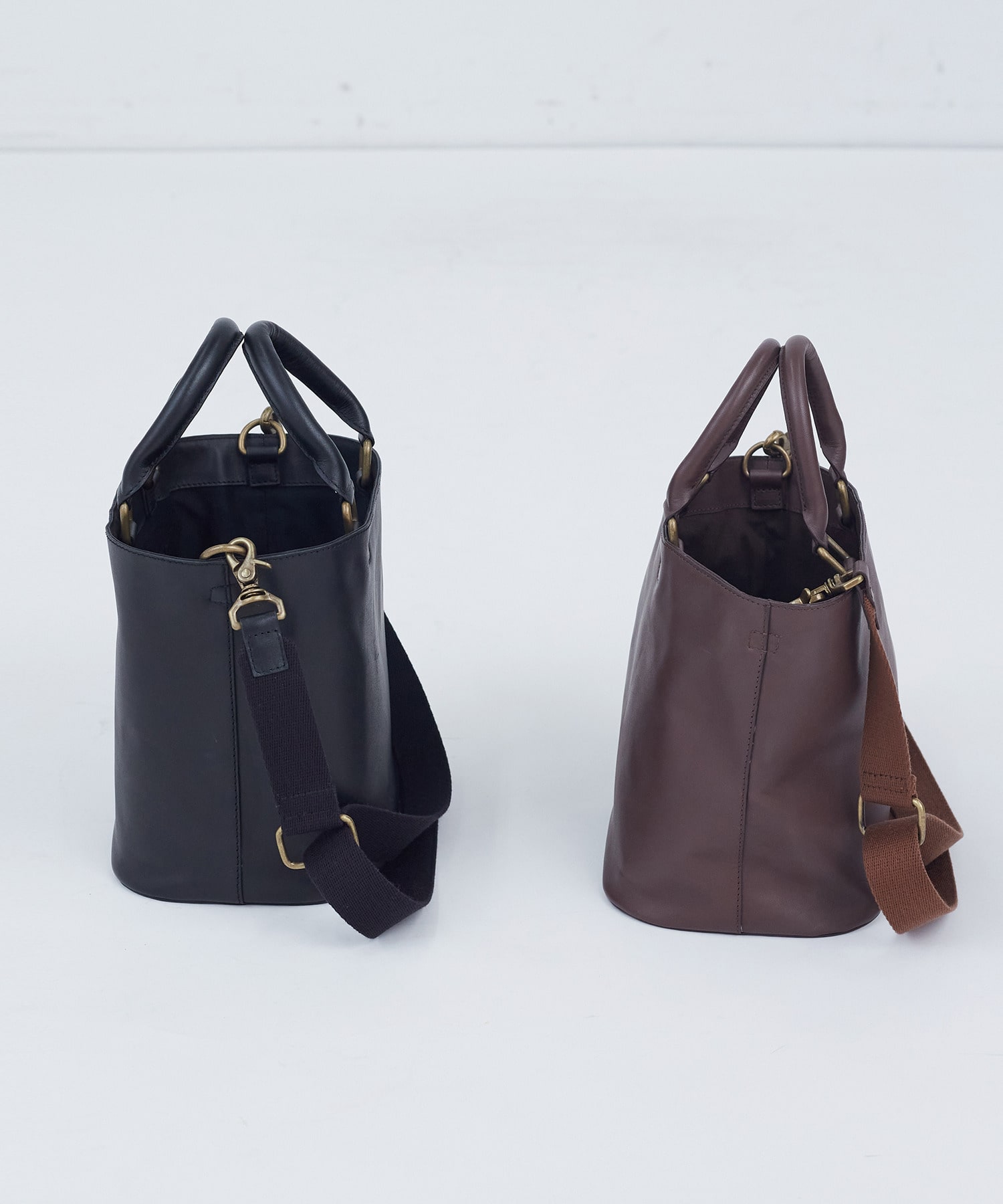 【ADIEU TRISTESSE】ボンネルショルダー付レザーバッグ 詳細画像 ブラック 8