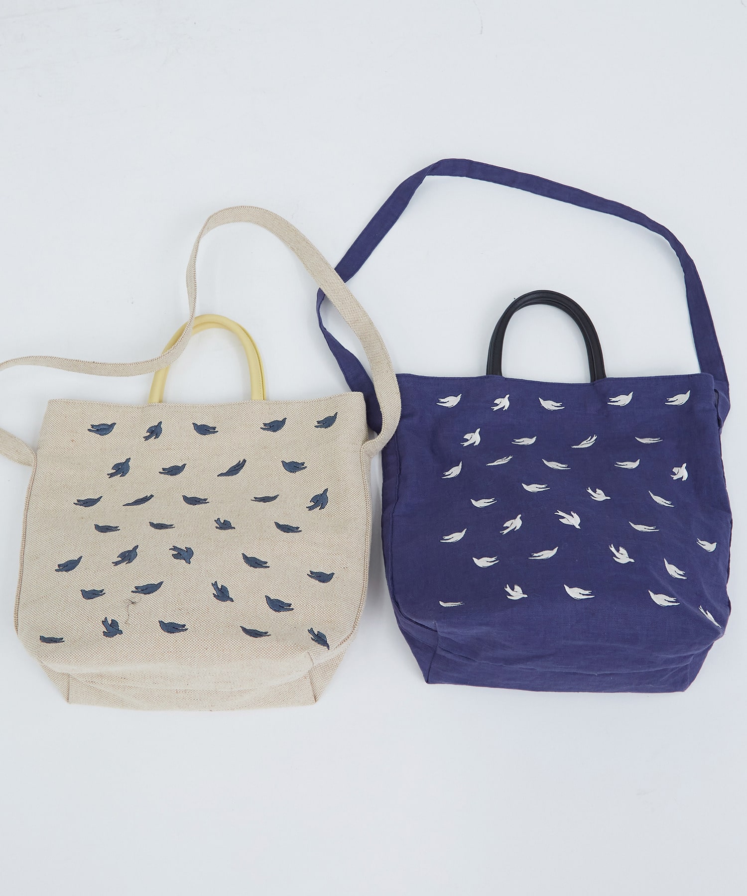 【ADIEU TRISTESSE】【2way】トリ刺繍バッグ 詳細画像 ブルー 10