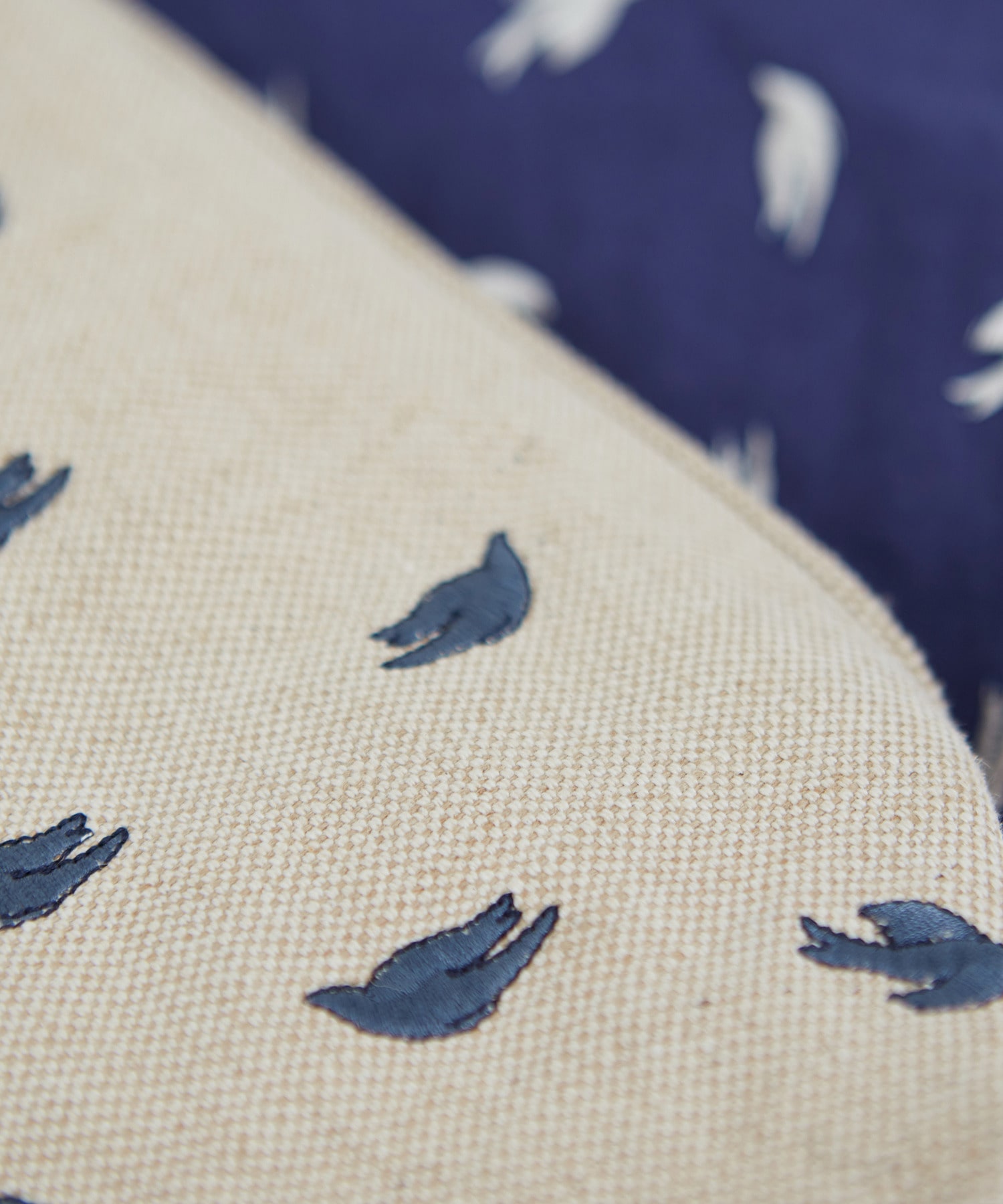 【ADIEU TRISTESSE】【2way】トリ刺繍バッグ 詳細画像 ブルー 13