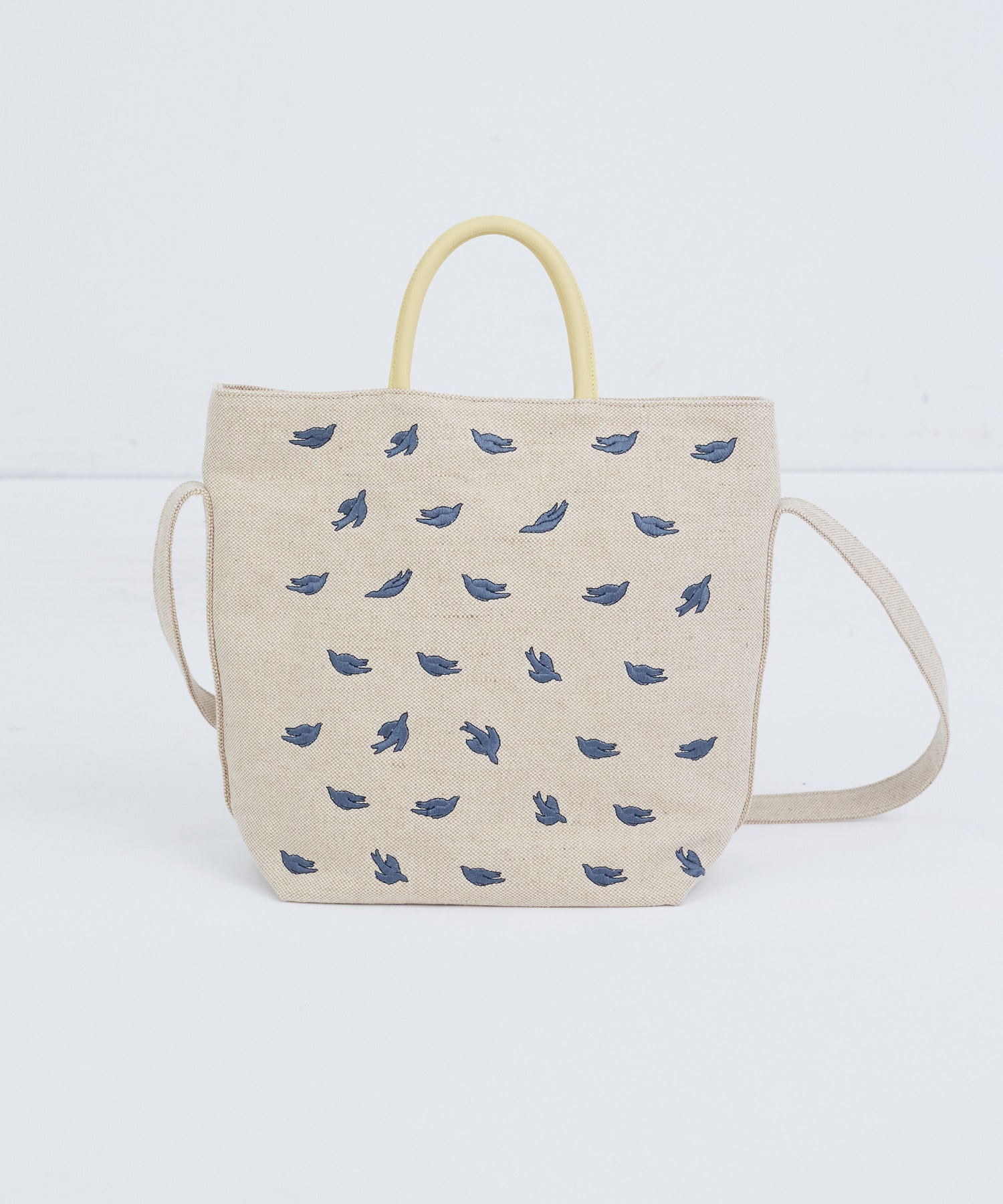 【ADIEU TRISTESSE】【2way】トリ刺繍バッグ 詳細画像 ブルー 4