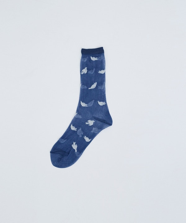 【ADIEU TRISTESSE】トリシルエットシアーソックス