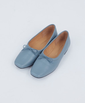 【ADIEU TRISTESSE】スクエアトゥバレエシューズ 詳細画像 ブル－グレ－ 1