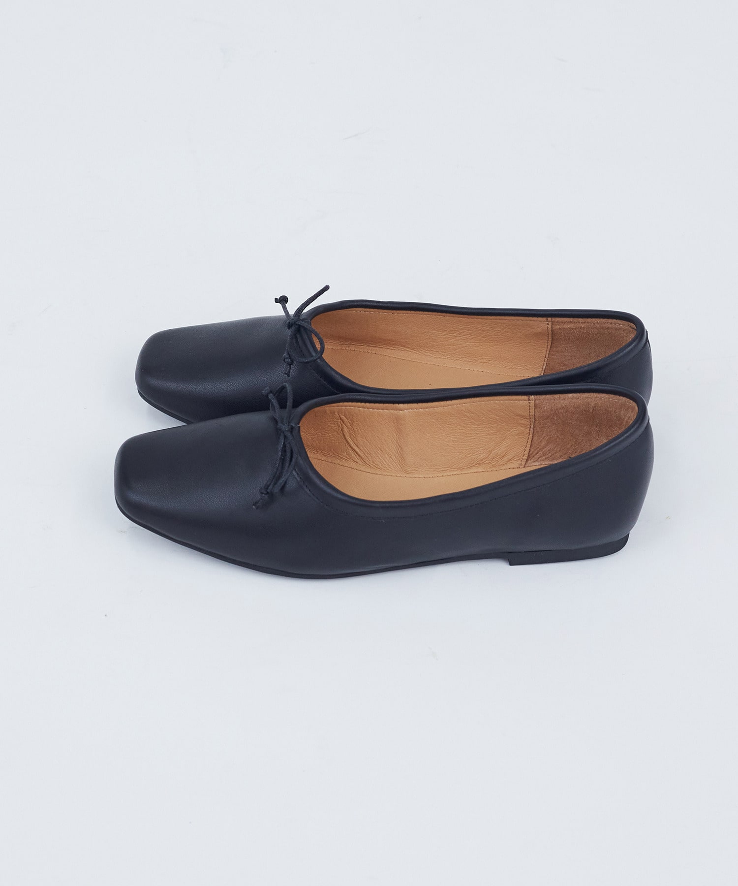 【ADIEU TRISTESSE】スクエアトゥバレエシューズ 詳細画像 ブラック 13