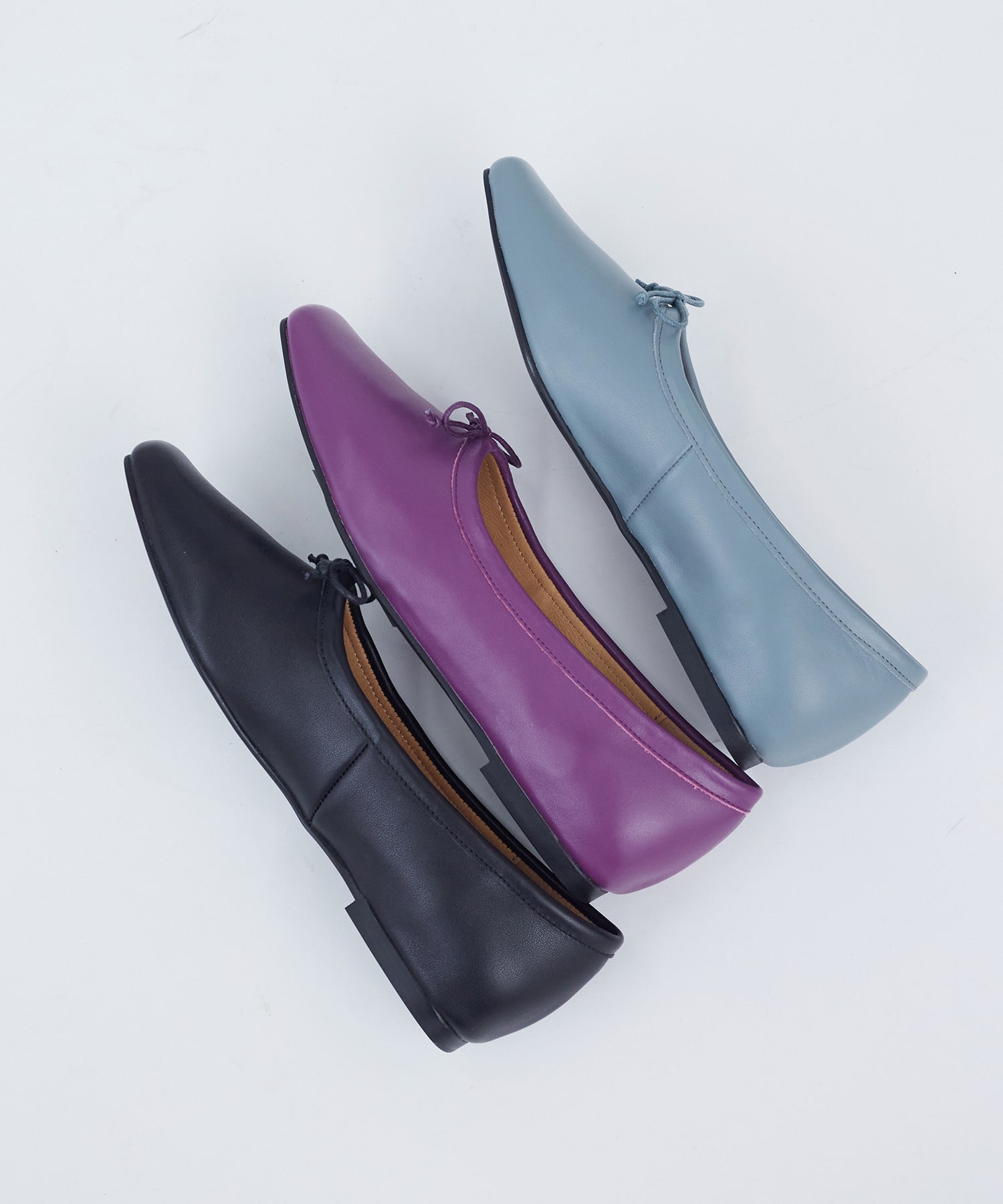 【ADIEU TRISTESSE】スクエアトゥバレエシューズ 詳細画像 ブラック 14