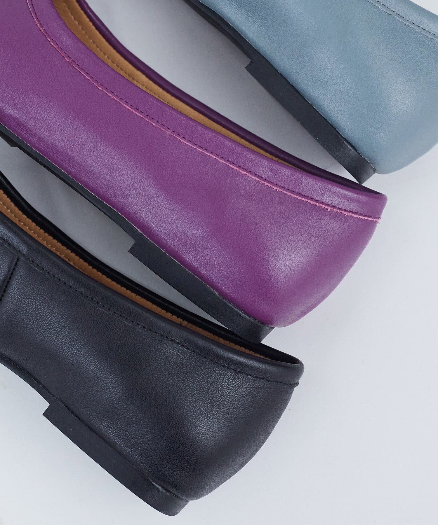 【ADIEU TRISTESSE】スクエアトゥバレエシューズ 詳細画像 ブラック 15