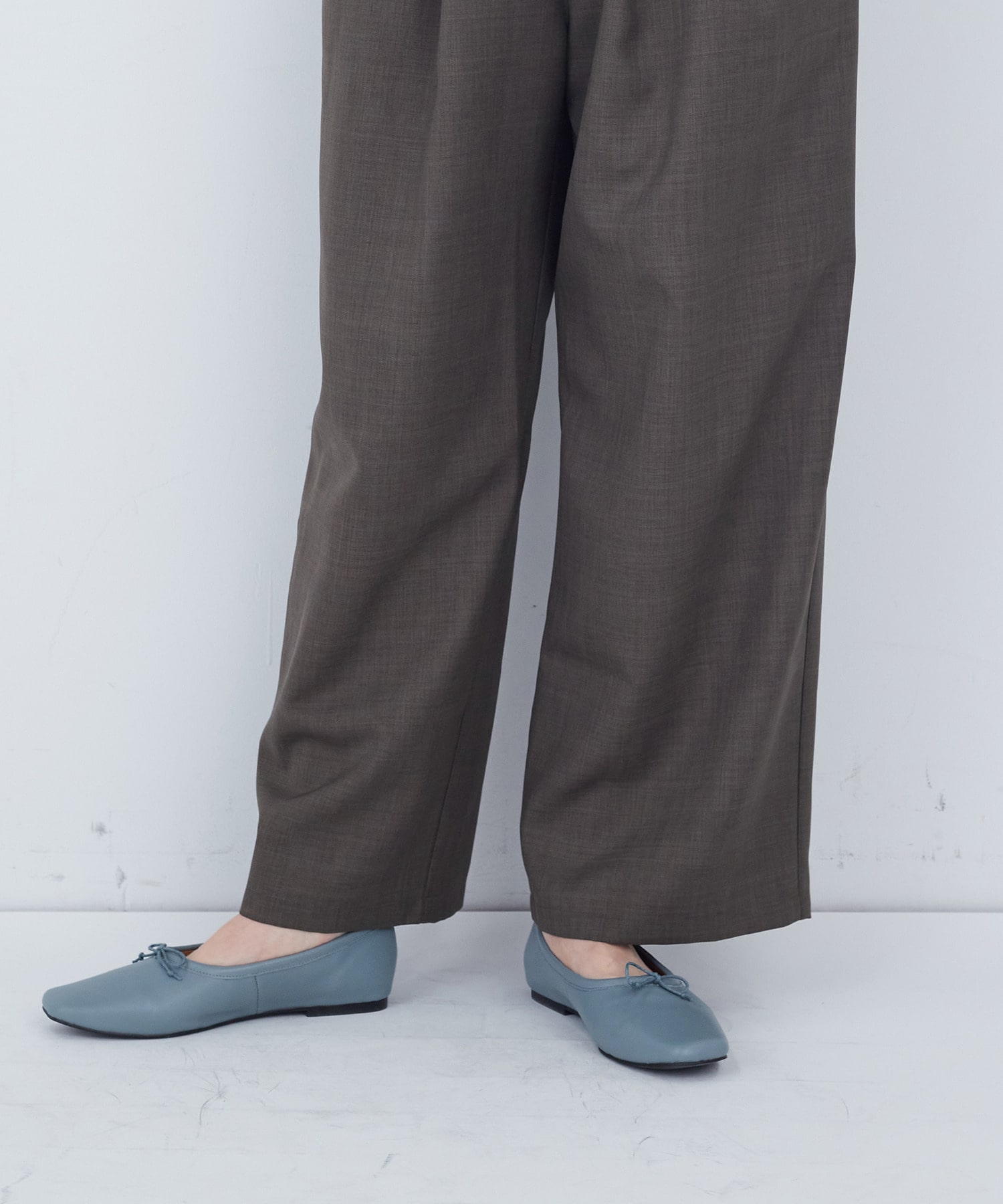 【ADIEU TRISTESSE】スクエアトゥバレエシューズ 詳細画像 ブラック 3