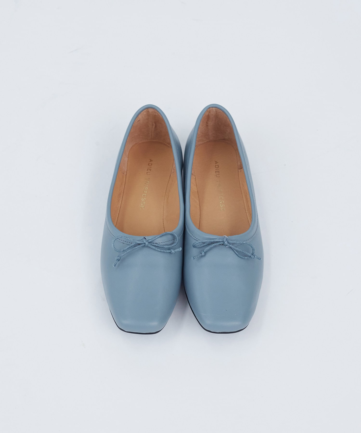 【ADIEU TRISTESSE】スクエアトゥバレエシューズ 詳細画像 ブラック 4