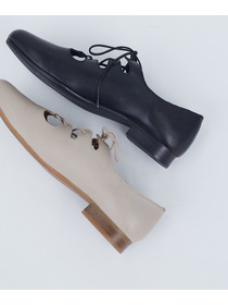 【ADIEU TRISTESSE】ギリーフラットシューズ 詳細画像 ブラック 11