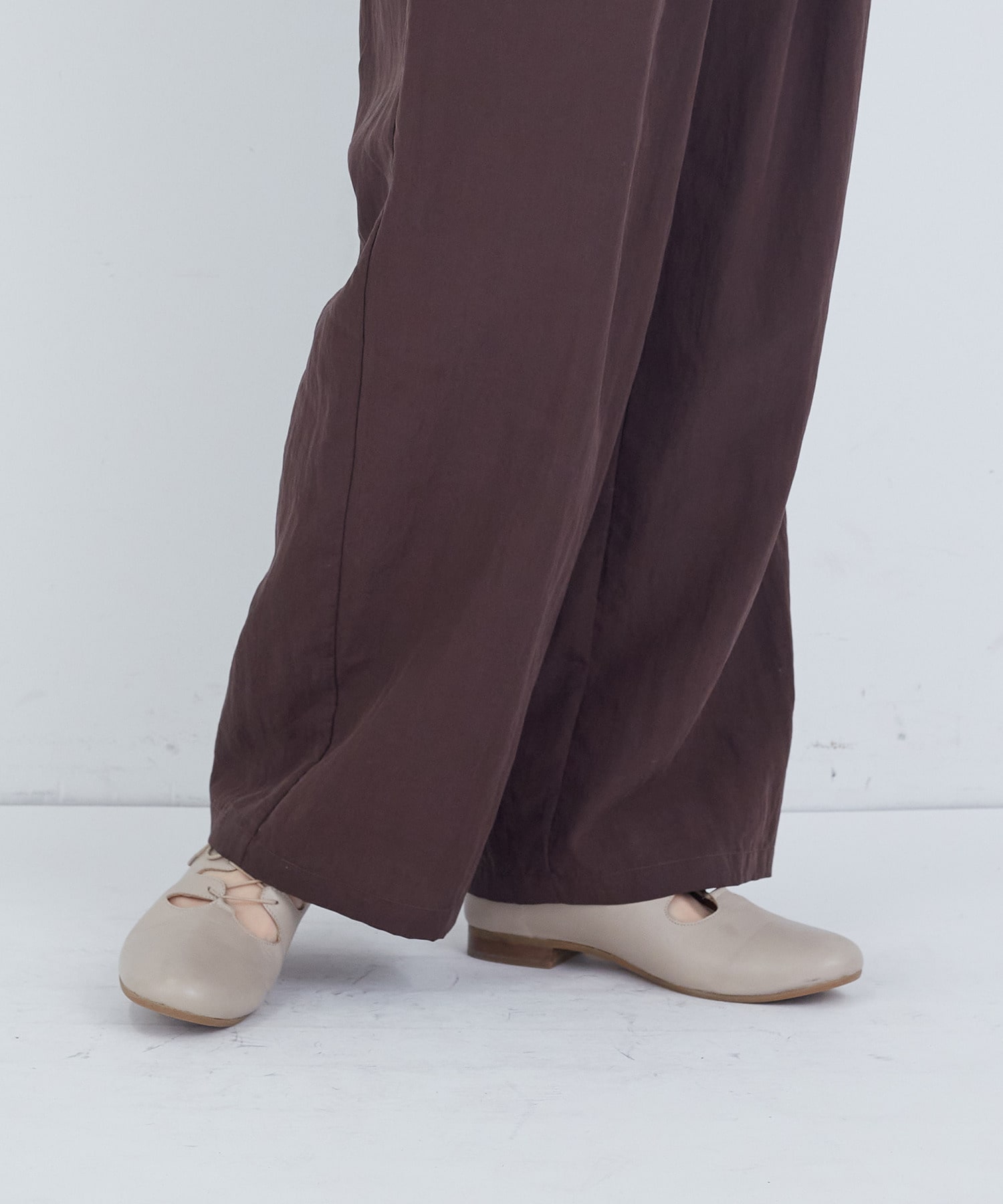 【ADIEU TRISTESSE】ギリーフラットシューズ 詳細画像 ブラック 3