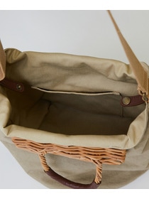 【LOISIR】【2WAY】異素材コンビseauバッグ 詳細画像 ブラック 14