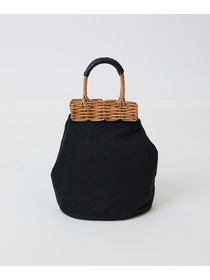 【LOISIR】【2WAY】異素材コンビseauバッグ 詳細画像 ブラック 17